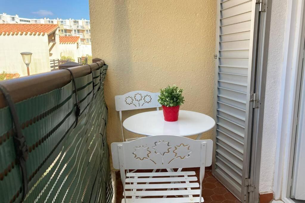 Апартаменты Le Barca Playa - Climatise - Terrasse Et Parking Prive Ле Баркарес Экстерьер фото